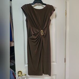 Elegant Brown Dress